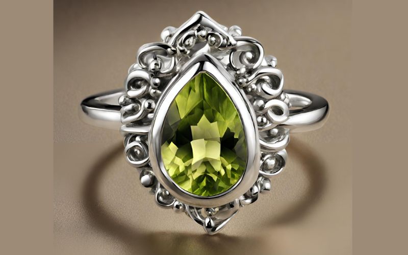 peridot rings, peridot gemstone rings, peridot rings for women